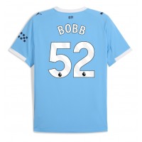 Stroje piłkarskie Manchester City Oscar Bobb #52 Koszulka Podstawowej 2025-26 Krótki Rękaw